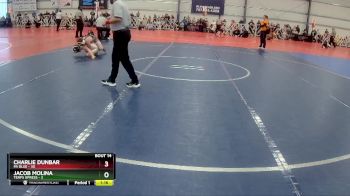 96 lbs Rd# 7- 10:45am Saturday Final Pool - Jacob Molina, Terps Xpress vs Charlie Dunbar, PA Blue