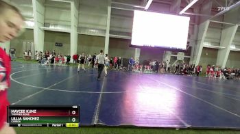 105 lbs Cons. Round 2 - Lillia Sanchez, Carbon vs Maycee Kunz, Thunder Ridge
