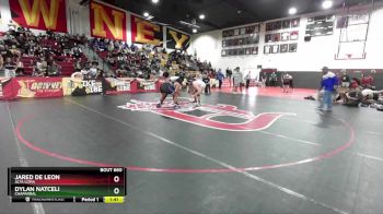 190 lbs Semifinal - Jared De Leon, Alta Loma vs Dylan Natceli, Chaparral