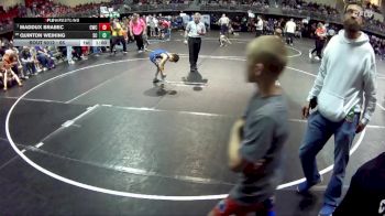 65 lbs Champ. Round 1 - Maddux Brabec, Cavalry Wrestling Club vs Quinton Weihing, Sherman Challengers