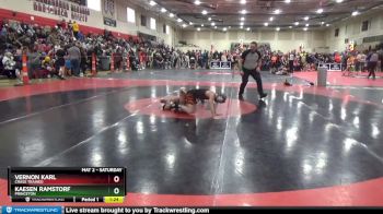 80 lbs Champ. Round 2 - Vernon Karl, Crass Trained vs Kaesen Ramstorf, Princeton