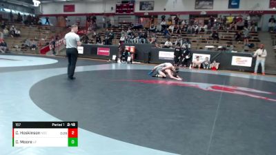 157 lbs Prelim - Chase Moore, Findlay vs Cale Hoskinson, Notre Dame (Ohio)