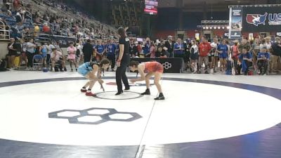 100 lbs Cons. Sub-rd Of 16 - Aileen Paniagua, Oregon vs Angelina Qualtieri, New Jersey