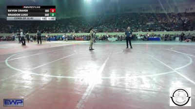 96 lbs Consi Of 32 #2 - Da'Von Craven, Greenwood Wrestling Academy vs Brandon Lugo, Santa Fe South