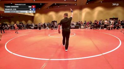 150 lbs Cons. Round 5 - Ezra Swisher, Pennsylvania vs Adam St. Cyr, Maine