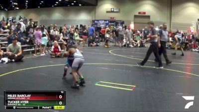 49 lbs Finals (8 Team) - Tucker Hyer, Donahue WA vs Miles Barclay, Indiana Outlaws