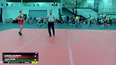 140 lbs Round 5 (6 Team) - Cade Feger, TNWC vs Carter Chlebove, Mat Assassins Red