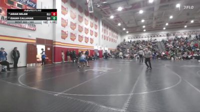 150 lbs Champ. Round 3 - Isaiah Callahan, Dublin Coffman vs Aidan Milam, Olentangy Liberty