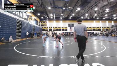 155 lbs Consy 3 - Elaine Huang, Fox Chapel vs Olivia Shultz, Connellsville