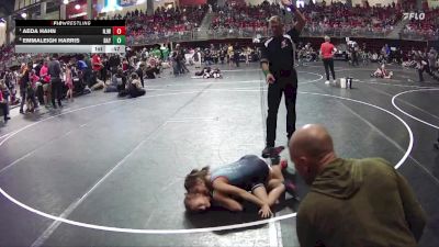 65 lbs 5th Place Match - Aeda Hahn, Norfolk Jr Wrestling vs Emmaleigh Harris, Central City JR. Wrestling