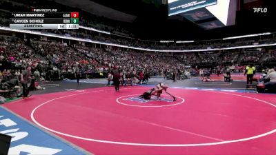 126-3A Semifinal - Uriah Martinez, Alamosa vs Caycen Scholz, Bennett