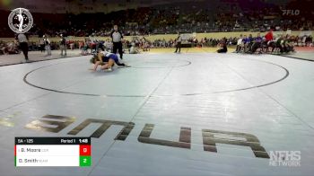 5A - 125 lbs Quarterfinal - Baylor Moore, CORDELL vs Damiyah Smith, MIAMI