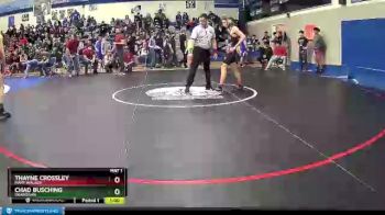 132 lbs Cons. Round 1 - Thayne Crossley, Mary Walker vs Chad Busching, Okanogan