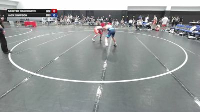 138 lbs Sawyer Hackbarth, Oklahoma Red vs Jack Simpson, Team Colorado FS