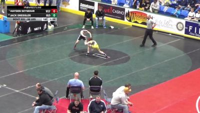 96 lbs Round Of 32 - Hayden Seymour, West Allegheny vs Jack Dressler, Nazareth