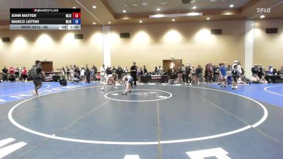 96 lbs Cons. Round 4 - John Matter, New Jersey vs Marco Lettini, New Jersey