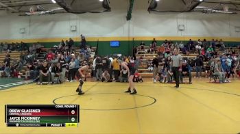 106 lbs Cons. Round 1 - Drew Glassner, CENTRAL CROSSING vs Jayce McKinney, Washington (Massillon)