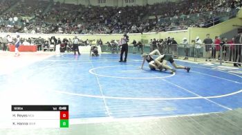 123 lbs Consi Of 64 #2 - Hugo Reyes, McAlester vs Karson Hanna, Deer Creek Middle School