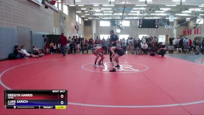 152 lbs Quarterfinal - Deegyn Harris, AFWC vs Luke Sarich, Weiser