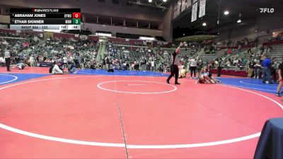 132 lbs 1st Place Match - Abraham Jones, Blazing Yetis Wrestling Club vs Ethan Skinner, Mighty Bluebirds Wrestling