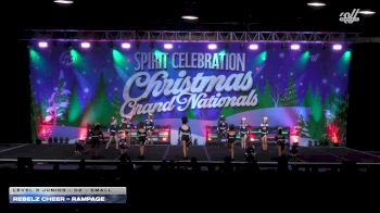 Rebelz Cheer - Rampage [2025 L3 Junior - D2 - Small] 2025 Spirit Celebration Christmas Grand Nationals