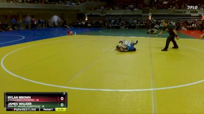 93 lbs Placement (4 Team) - JAMES WALKER, STMA (St. Michael/Albertville) vs Rylan Brown, Z-M (Zumbrota/Mazeppa)