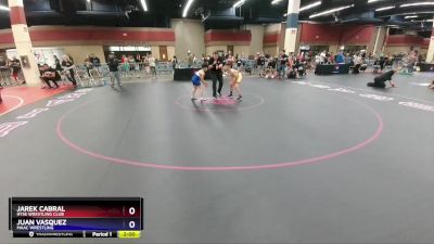 78 lbs Cons. Round 2 - Jarek Cabral, Ryse Wrestling Club vs Juan Vasquez, MAAC Wrestling