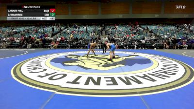 120 lbs Consi Of 16 #2 - Zaiden Hill, McQueen vs CJ Ramirez, Canyon View AZ