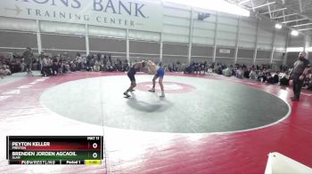 126 lbs Semifinal - Brenden Jorden Agcaoili, Slam vs Peyton Keller, Preston