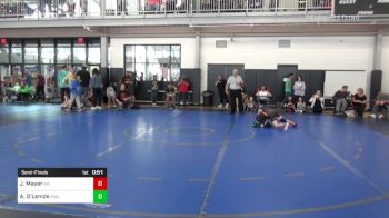 64 lbs Semifinal - Joseph Mayer, Morris Fitness vs Asher O'Lenick, Roundtree Wrestling Academy
