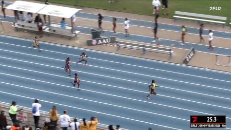 Youth Girls' 200m, Finals 7 - Age 9