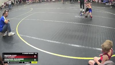 38 lbs Round 1 - Paxton Culp, Cane Bay Cobras vs Donovan Alejandre, Eastside Youth Wrestling