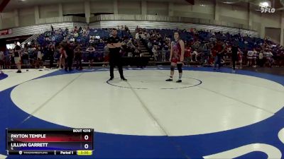 170 lbs Quarterfinal - Payton Temple, IL vs Lillian Garrett, IL