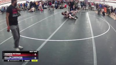 175 lbs Round 4 - Andrew Pittman, GI Grapplers vs Dyllon Carpenter, Nebraska Wrestling Academy