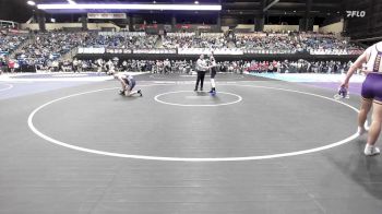 126 lbs Champ. Round 1 - Andrew Barnes, Lenexa-St. James Academy vs Harrison Glover, Goddard HS