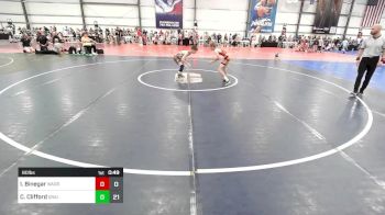 80 lbs Rr Rnd 3 - Isaac Binegar, Warrior RTC vs Coda Clifford, Grain House Grapplers