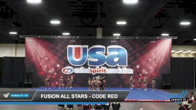 Fusion All Stars - Code Red [2022 L6 International Open Coed - NT Day 1] 2022 USA Utah Winter Challenge