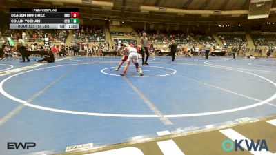 90 lbs Semifinal - Deagen Martinez, Berryhill Wrestling Club vs Collin Yocham, Coweta Tiger Wrestling