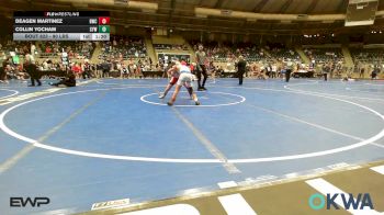 90 lbs Semifinal - Deagen Martinez, Berryhill Wrestling Club vs Collin Yocham, Coweta Tiger Wrestling