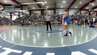 170 lbs Quarterfinal - Billie Bonwell, SLAM! Nevada vs Nayeli Jimenez Vasquez, South Tahoe