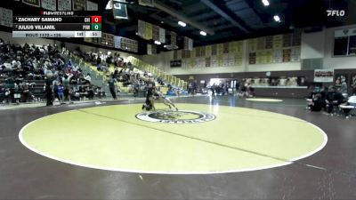 120 lbs Cons. Semi - Zachary Samano, Chino vs Julius Villamil, Poway
