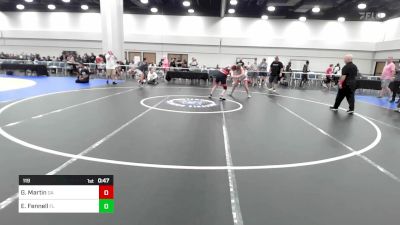 119 lbs Rr Rnd 3 - Gracie Martin, Ga vs Easton Fennell, Fl