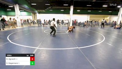 126 lbs Round Of 32 - Brenden Agcaoili, NV vs Sebastian Degennaro, FL