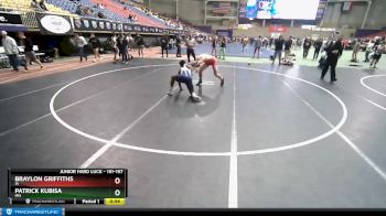 151-157 lbs Round 2 - Patrick Kubisa, MN vs Braylon Griffiths, IA