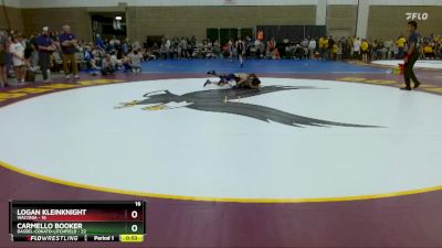 84 lbs Semis (4 Team) - Logan Kleinknight, Waconia vs Carmello Booker, Dassel-Cokato-Litchfield