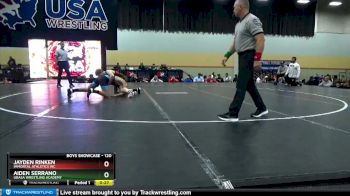 120 lbs Cons. Round 2 - Jayden Rinken, Immortal Athletics WC vs Aiden Serrano, Ubasa Wrestling Academy