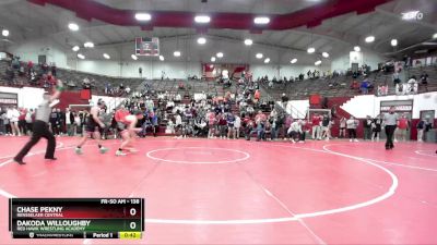 138 lbs Cons. Round 6 - Chase Pekny, Rensselaer Central vs Dakoda Willoughby, Red Hawk Wrestling Academy