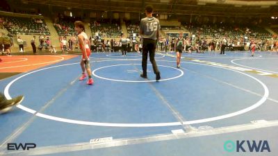 70-73 lbs Consi Of 8 #2 - Nikolas Ortega, Keystone Wrestling Club vs Gunner Jenkins, Fort Gibson Youth Wrestling