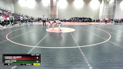 126 lbs Quarterfinal - Aiden Hahn, Farmington vs Carson Neubert, Luxemburg-Casco