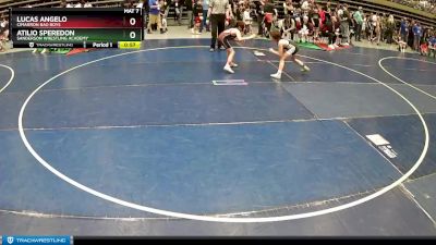 82 lbs Cons. Round 2 - Atilio Speredon, Sanderson Wrestling Academy vs Lucas Angelo, Cimarron Bad Boys